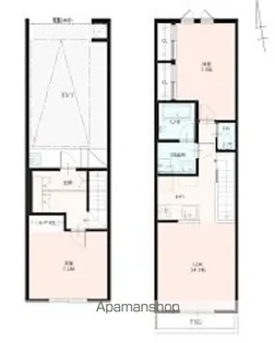 GARAGE HOUSE 南光台【G号室】の間取り