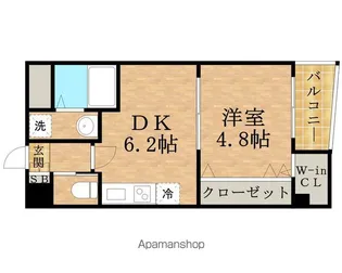 SEST 新大阪【411号室】の間取り