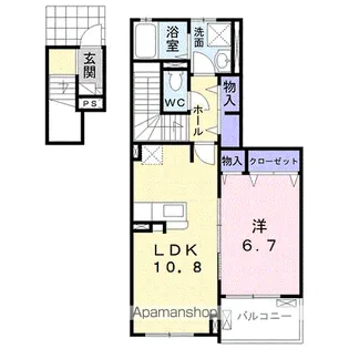ベル・フローラ【2階】の間取り