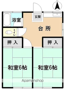 藤コーポ【101号室】の間取り