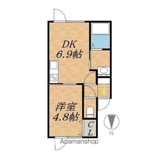 ASOKEBERRY【1階】の間取り