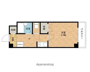 セイシェル泉佐野【210号室】の間取り