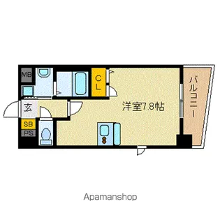 プレサンス千種駅前ネオステージ【3階】の間取り