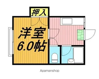 駒木コーポ【102号室】の間取り