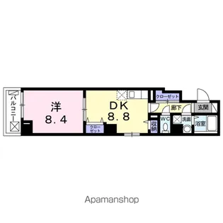 ヴィラ 鴻巣【3階】の間取り