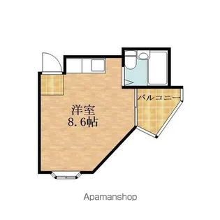プランドール清水【4階】の間取り