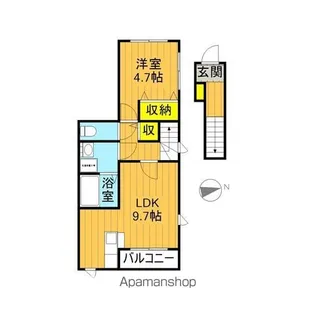 ルーチェ香久池【2階】の間取り