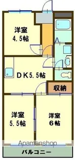 グランチェスタ田中【2階】の間取り