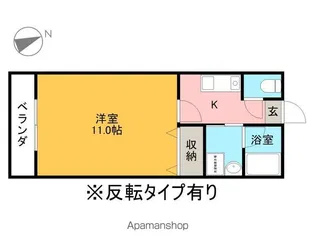 コーポアルタⅢ【103号室】の間取り