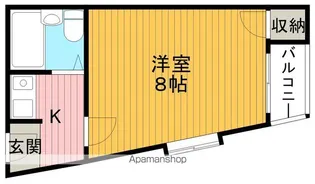 ベルシャンテ加茂【2階】の間取り