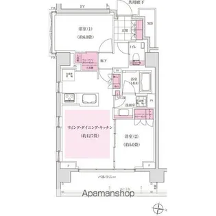 ディームス東陽町【5階】の間取り