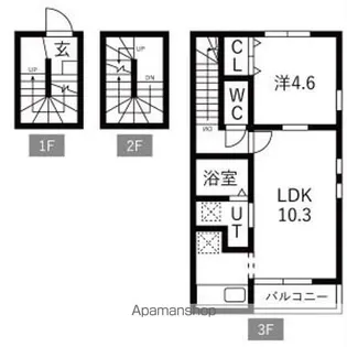 マックスレジデンシア荒巻【3階】の間取り