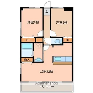 ラ・レコルトⅡ【2階】の間取り