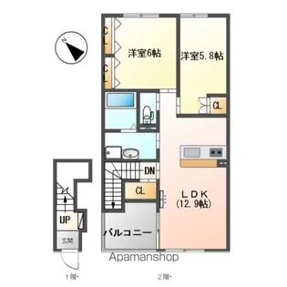 ルミエール【2階】の間取り