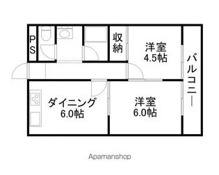 桜宮マンション【303号室】の間取り