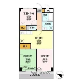 YS習志野台【1階】の間取り