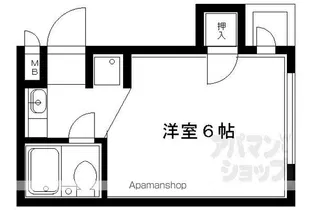 ADEAM OKAZAKI【102号室】の間取り