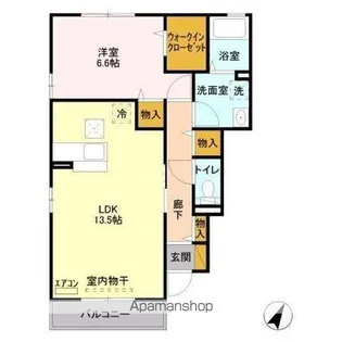 グランドソレイユ【1階】の間取り