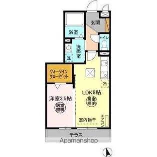 FOREST WIND【1階】の間取り