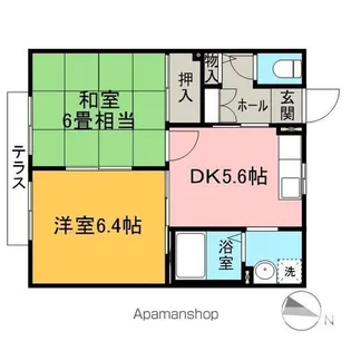 ハイツ石黒【103号室】の間取り