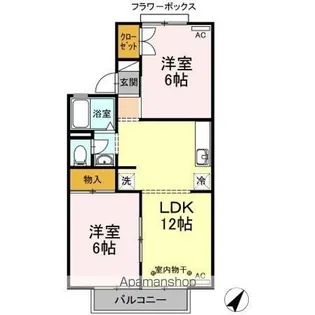エクセル駿河台【2階】の間取り