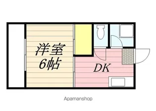 第3シャトル松香台【201号室】の間取り