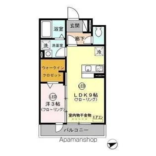 トレビナ中浦和【3階】の間取り