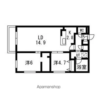 オリヴィオ南15西8【2階】の間取り