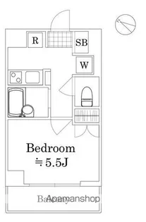 ヴェルト横濱石川町Ⅱ【6階】の間取り