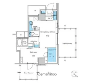 パークアクシス滝野川ラ ブリーズ【16階】の間取り