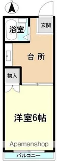 レジデンス山口A棟【203号室】の間取り