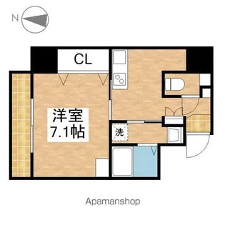 マリーベル栄【4階】の間取り