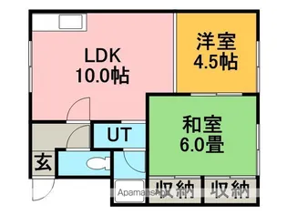 コーポ工藤【102号室】の間取り