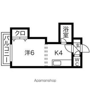 グリーンホームズ【302号室】の間取り