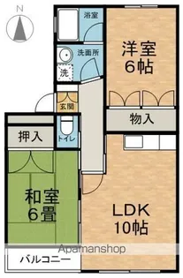 リトルアイランド【2階】の間取り