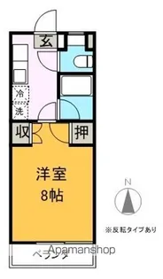 ハイツサンフラワー【201号室】の間取り