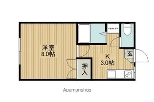フォーブル明昭【101号室】の間取り