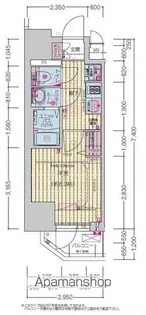 プレサンス四日市諏訪町ブライタス【3階】の間取り
