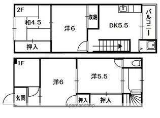 吉川マンション【1階】の間取り