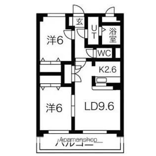 I・H・K 駒止【2階】の間取り