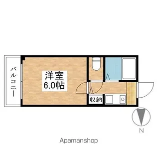 丸善コーポ【1階】の間取り