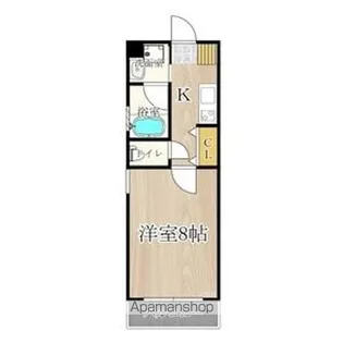 CITY SPIRE幸町【3階】の間取り