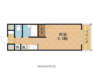 ギャレグラン【3階】の間取り