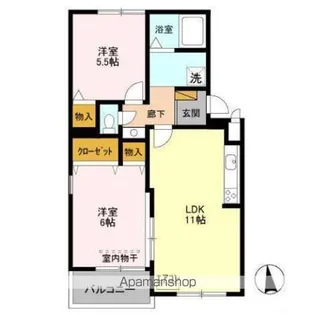 アネシス【2階】の間取り