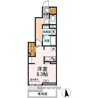 リアン ミュール【1階】の間取り