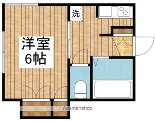 アパートメントイースト【103号室】の間取り