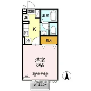 COURT EAST(コートイースト)【2階】の間取り