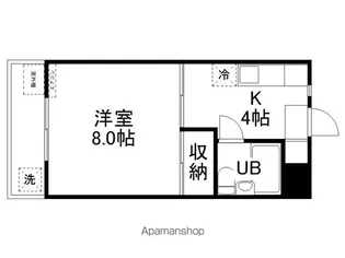 コーポ桐原【305号室】の間取り