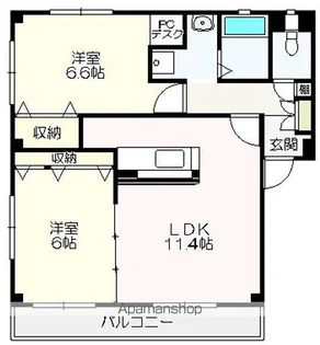 ザジテール【2階】の間取り