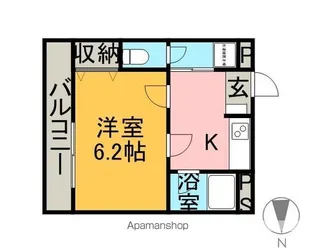 メゾンあさひ【1階】の間取り
